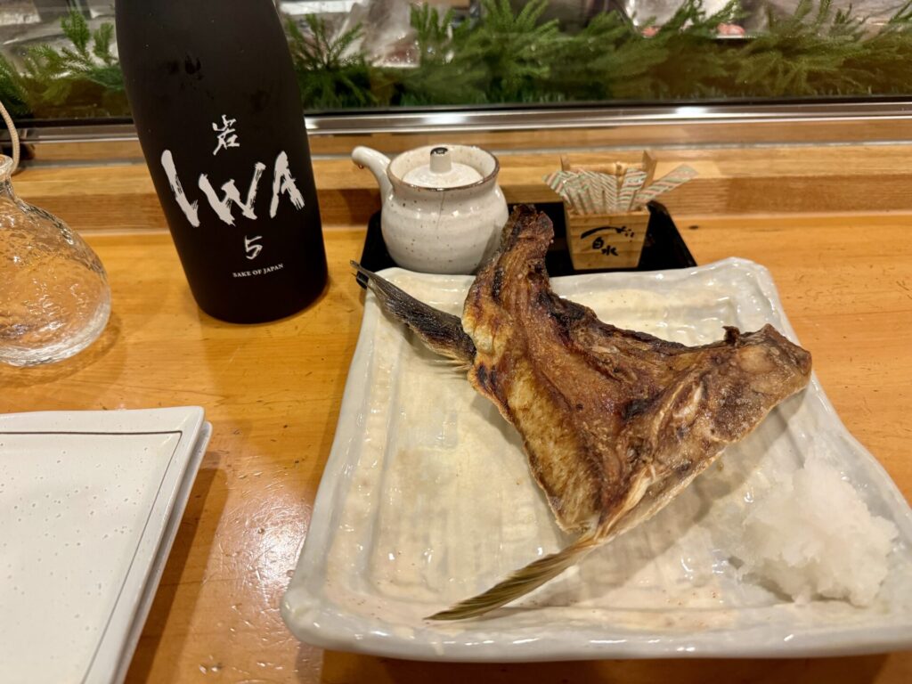 富山 寿司正 寒ぶり カマ焼き