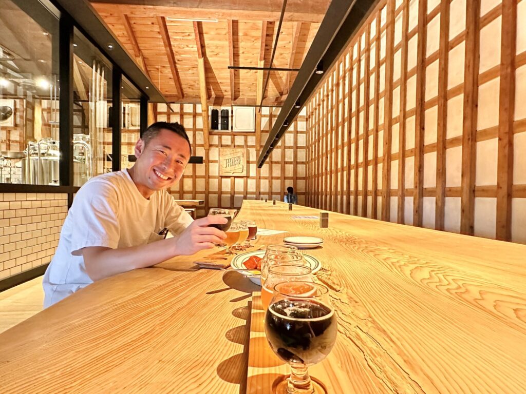 岩瀬地区 KOBO Brew Pub 地ビール飲み比べ