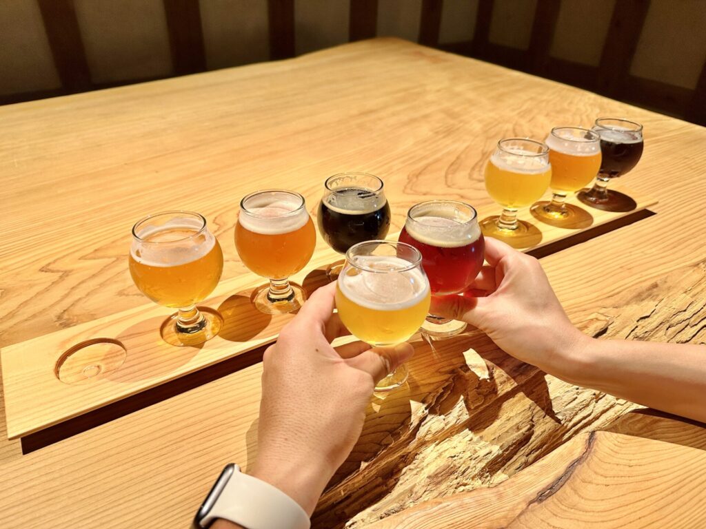 岩瀬地区 KOBO Brew Pub 飲み比べ