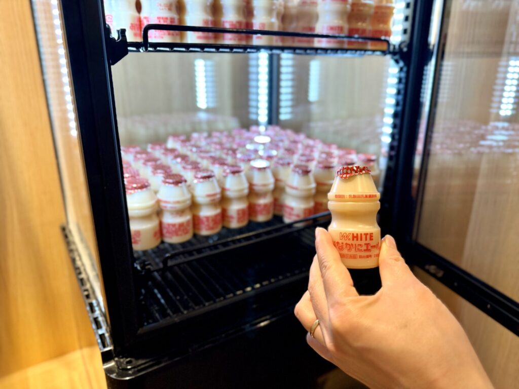 御宿 野乃浅草 別邸 湯上がりサービス 乳酸菌飲料