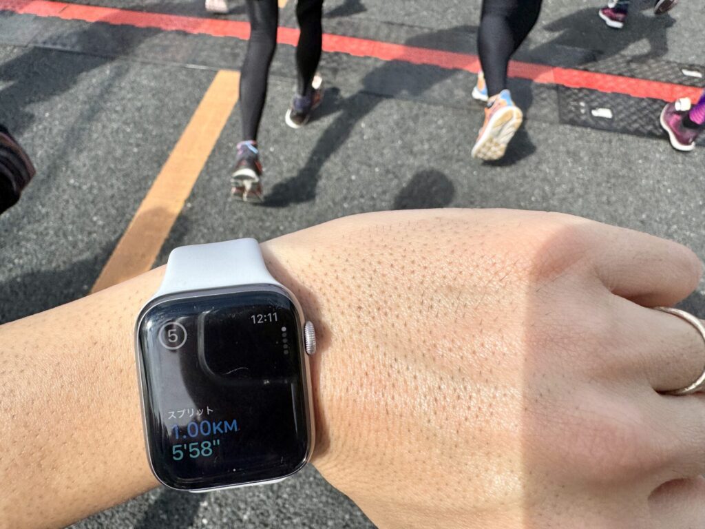 青梅マラソン 5km通過 スプリット