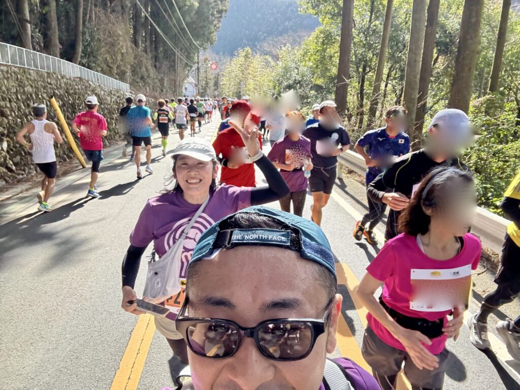 青梅マラソン 道幅が狭く混雑するポイント