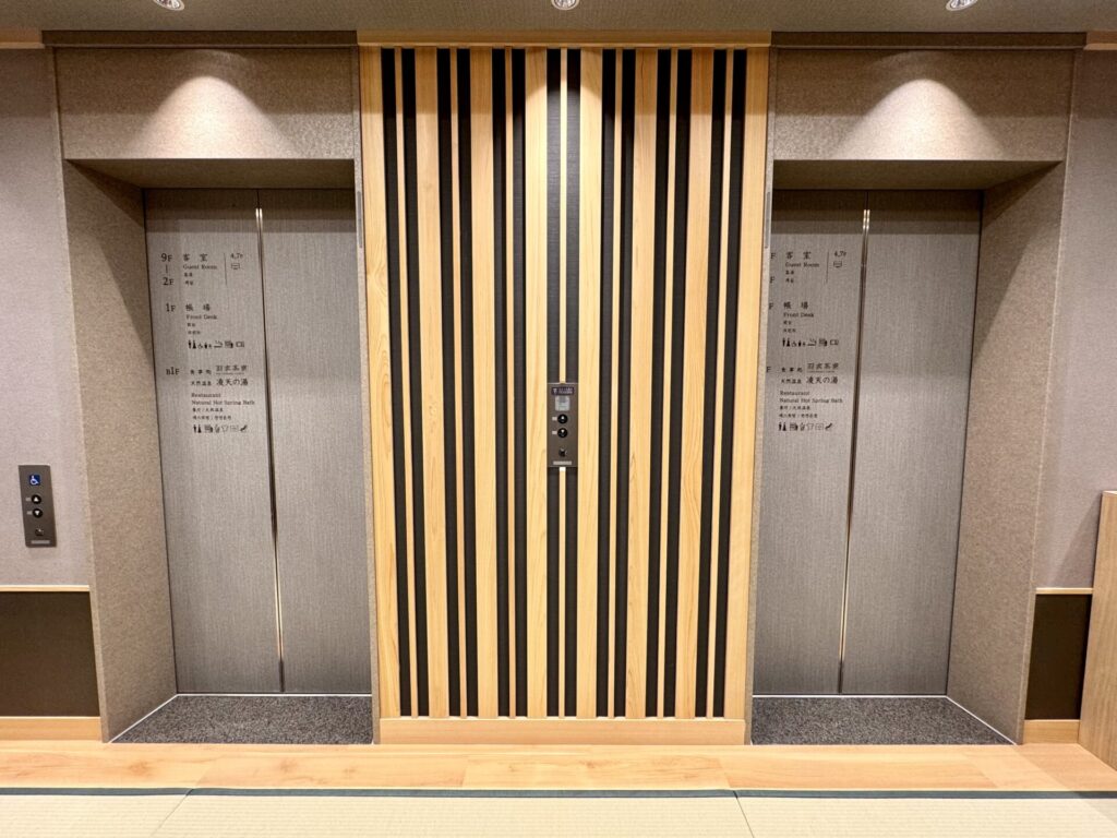 野乃浅草別邸 エレベーター