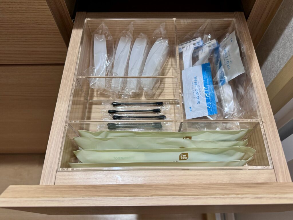 御宿野乃浅草別邸 客室アメニティ