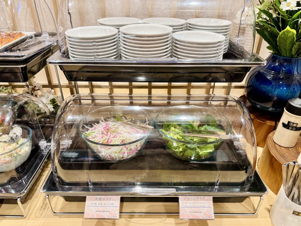 野乃浅草 別邸 朝食 サラダコーナー