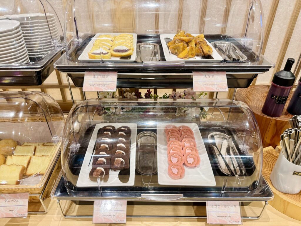 御宿 野乃浅草 別邸 朝食 デザートコーナー