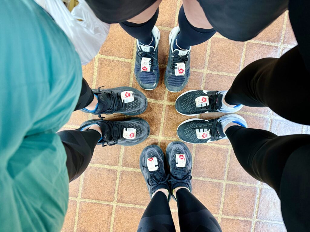 青梅マラソン 仲間と記念撮影