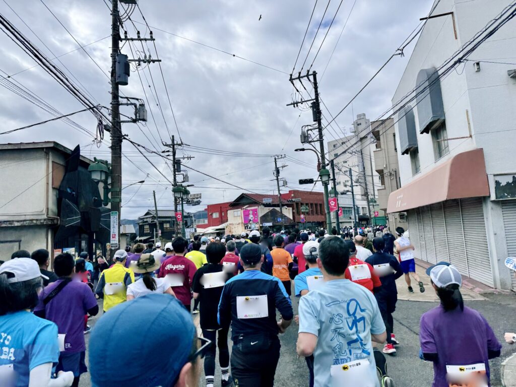 青梅マラソン 青梅市内の様子