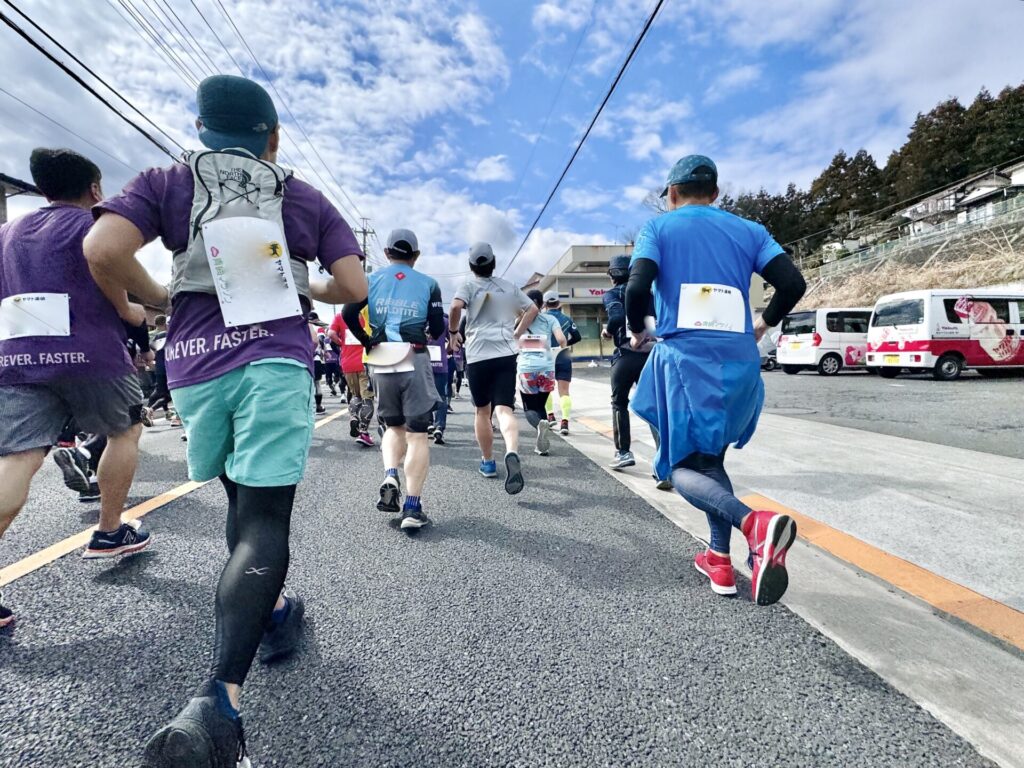 青梅マラソン 往路の様子