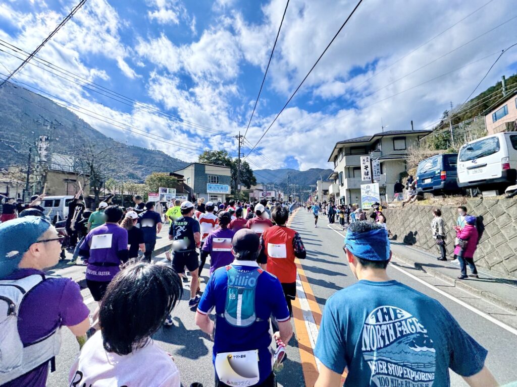 青梅マラソン 往路の様子