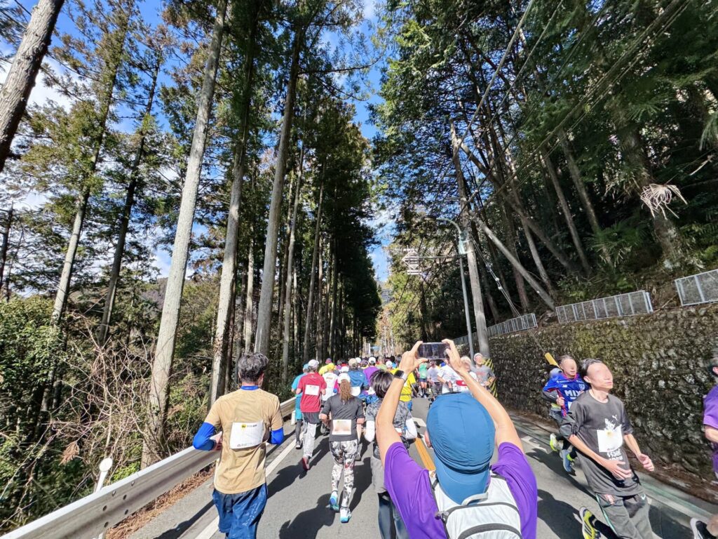 青梅マラソン 往路の様子