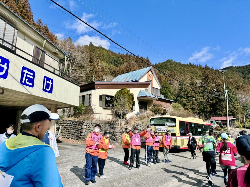 青梅マラソン 復路の様子