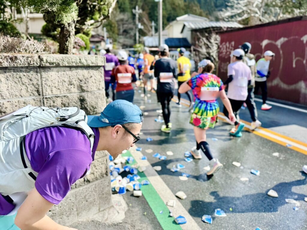 青梅マラソン 復路の様子