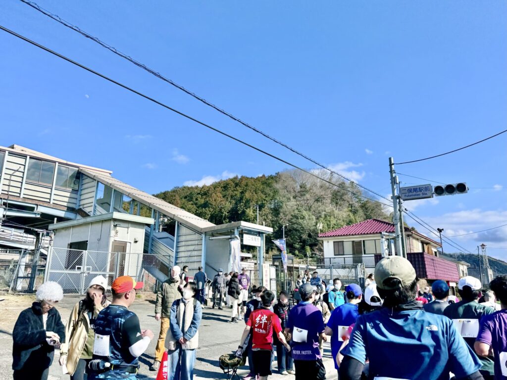 青梅マラソン 復路 二俣尾駅通過