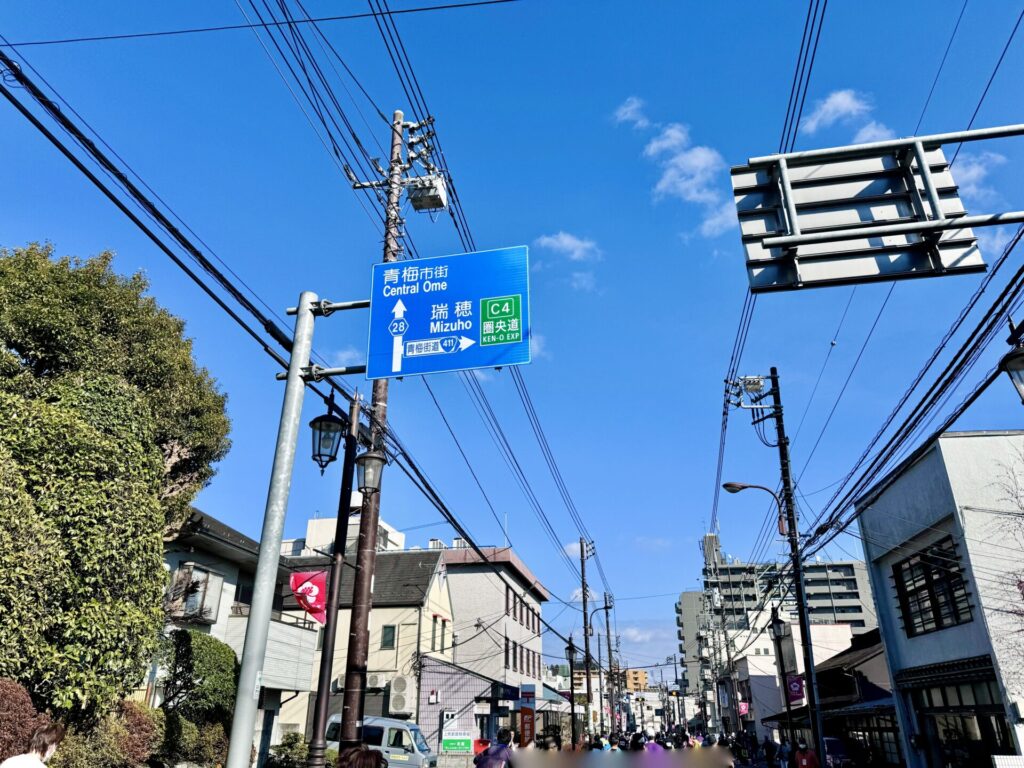 青梅マラソン 復路の様子