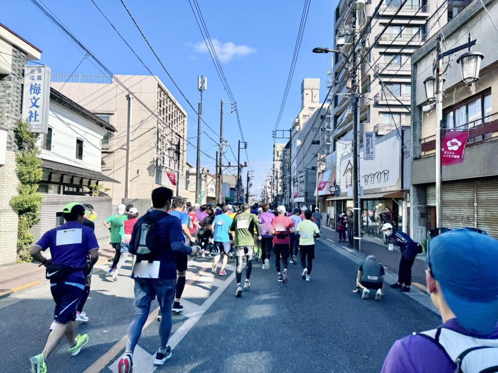 青梅マラソン 復路 Qちゃん渋滞は続く