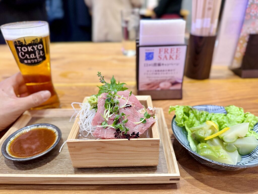 豊洲 千客万来 米三角 まぐろ