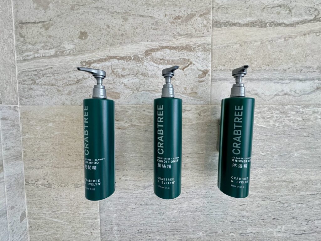 ダブルツリーbyヒルトン台北中山 コーナースイート バスアメニティ