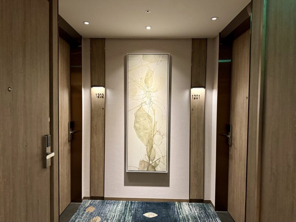 ダブルツリーbyヒルトン台北中山 コーナースイート 客室入口