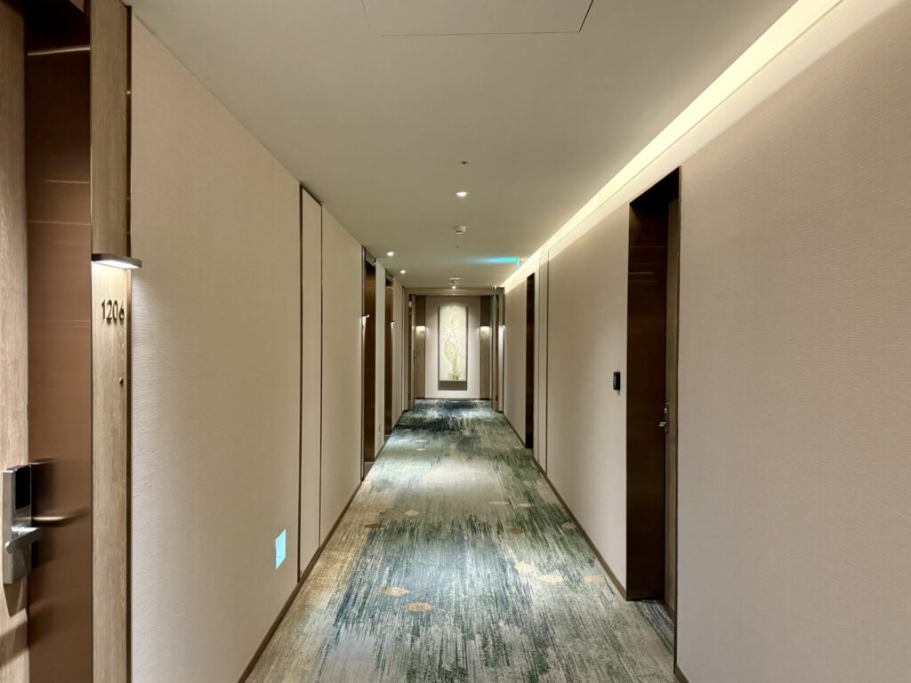 ダブルツリーbyヒルトン台北中山 客室廊下