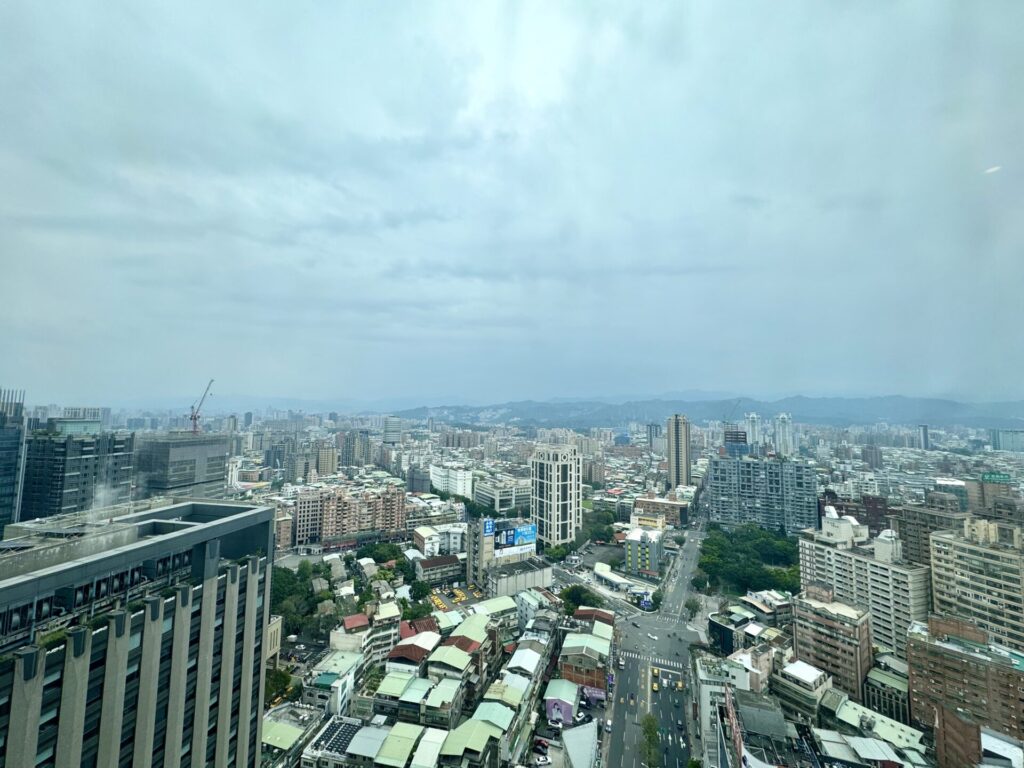 ヒルトン台北新板 エグゼクティブラウンジ 眺望