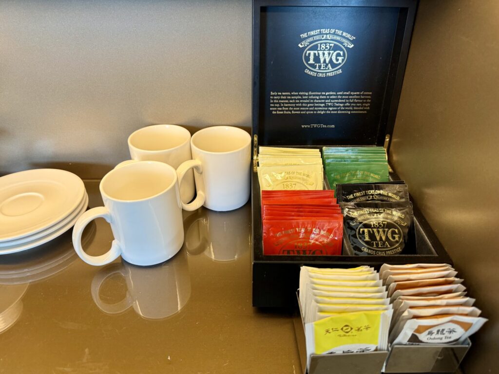 ヒルトン台北新板 エグゼクティブラウンジ 紅茶はTWG