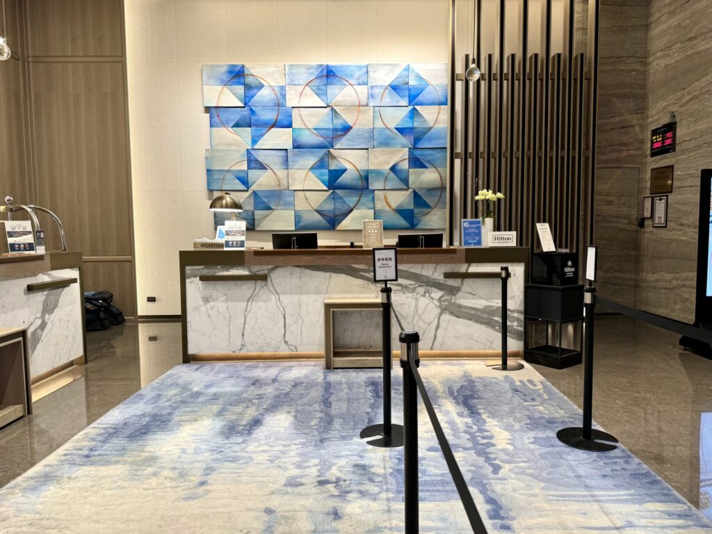 ヒルトン台北新板 フロント