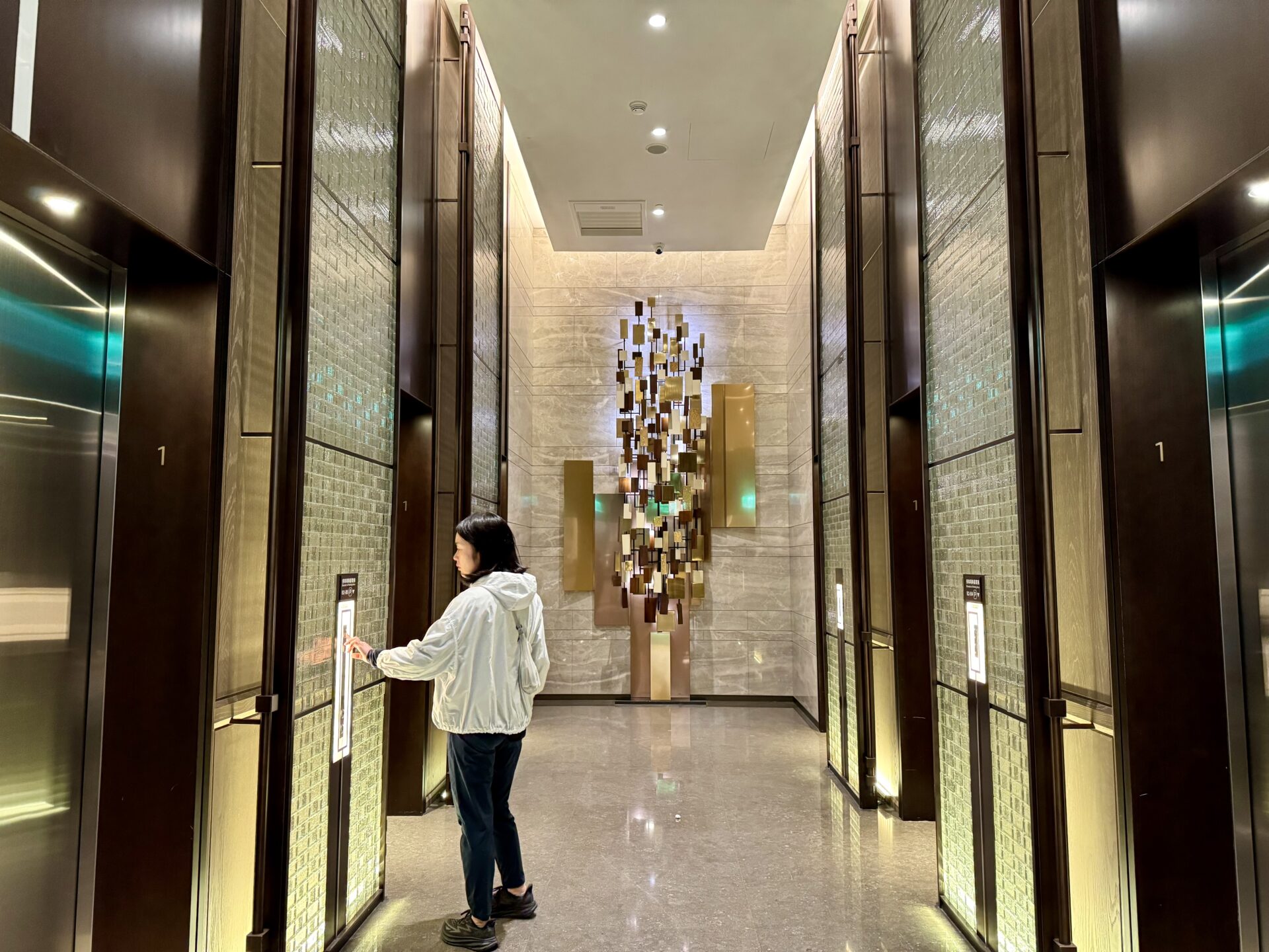 ヒルトン台北新板 エレベーターホール
