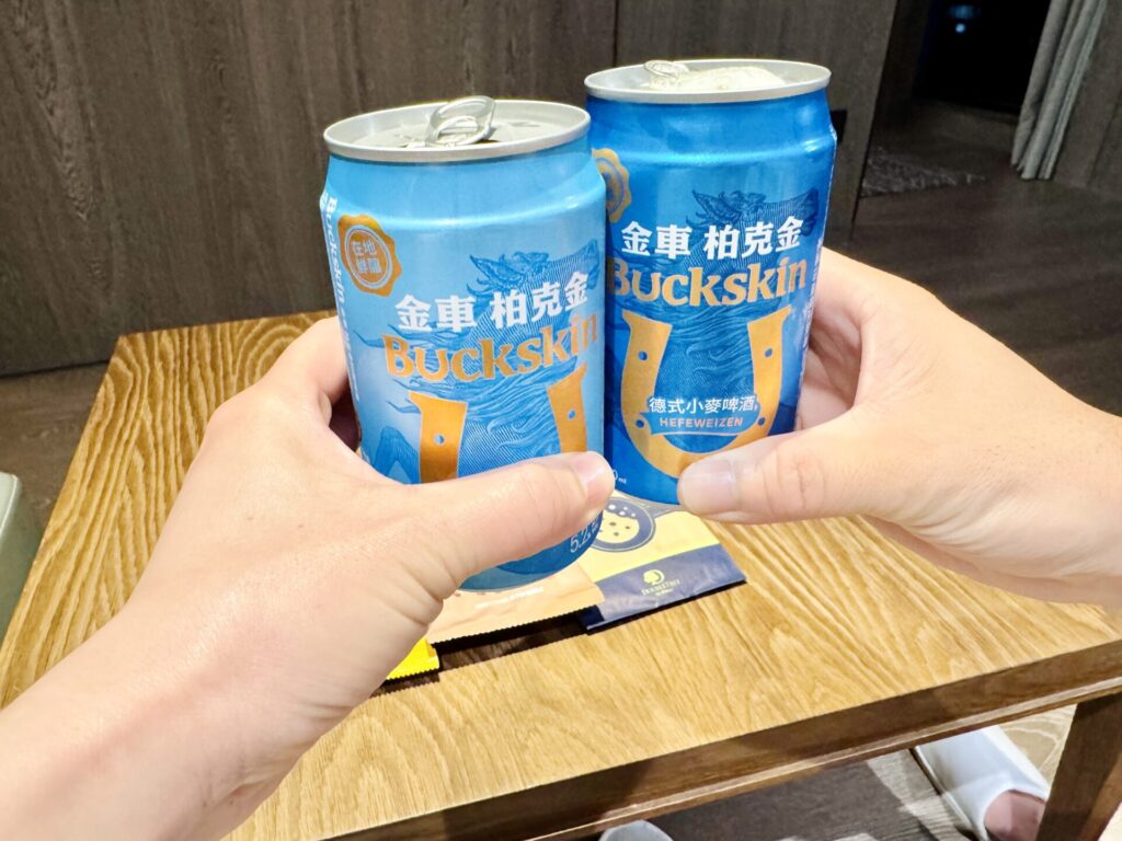 ダブルツリー台北中山 客室で部屋飲み