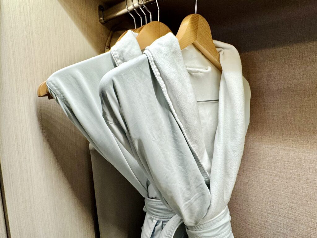 ヒルトン台北新板 デラックススイート クローゼット内