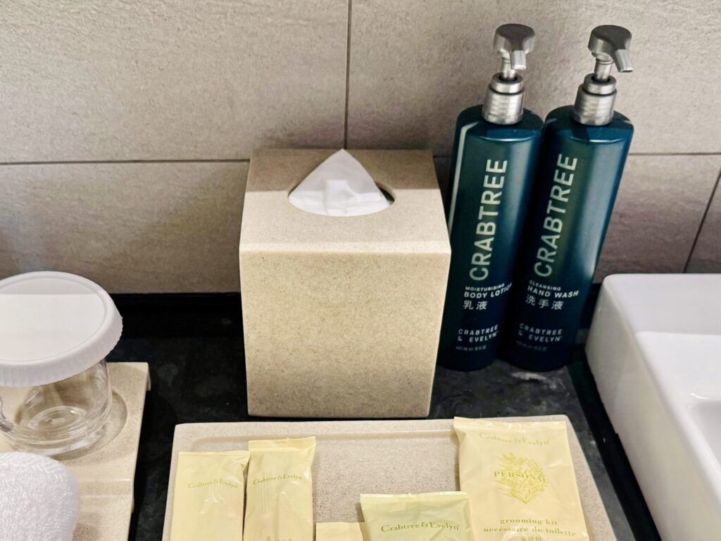 ヒルトン台北新板 デラックススイート アメニティ