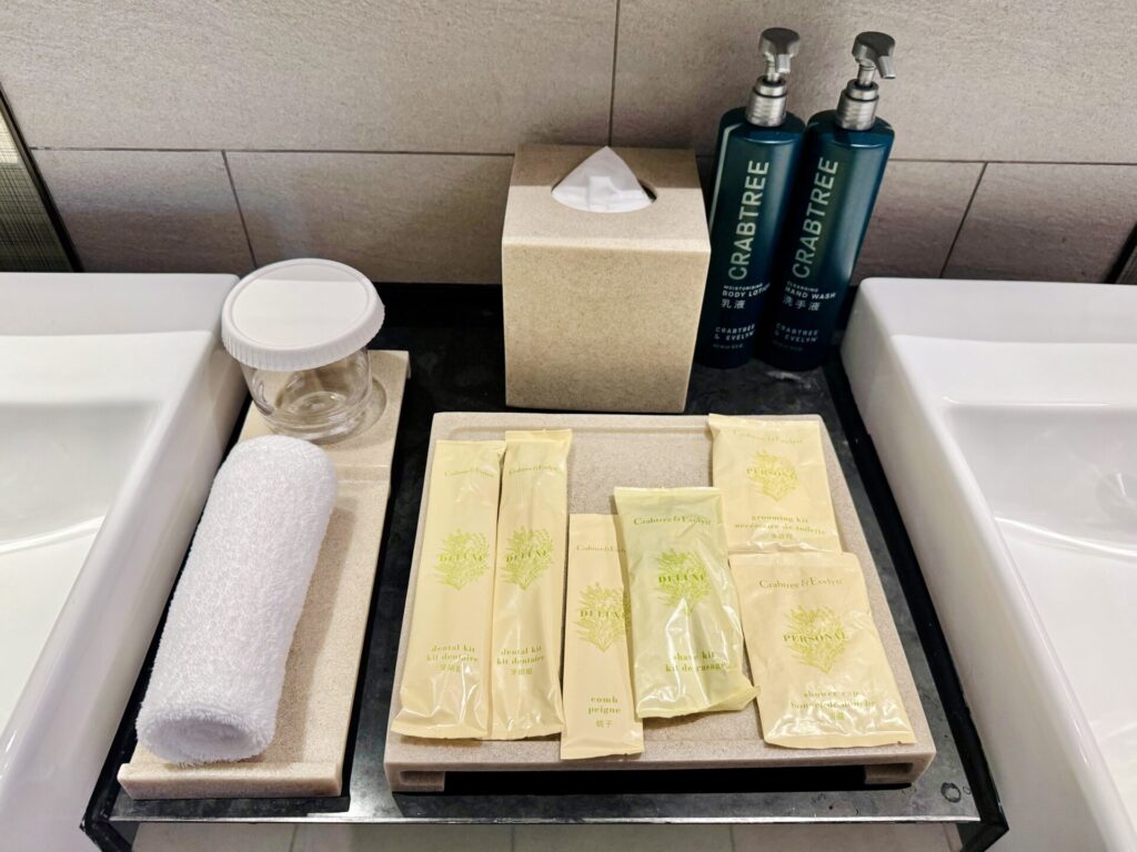 ヒルトン台北新板 デラックススイート アメニティ