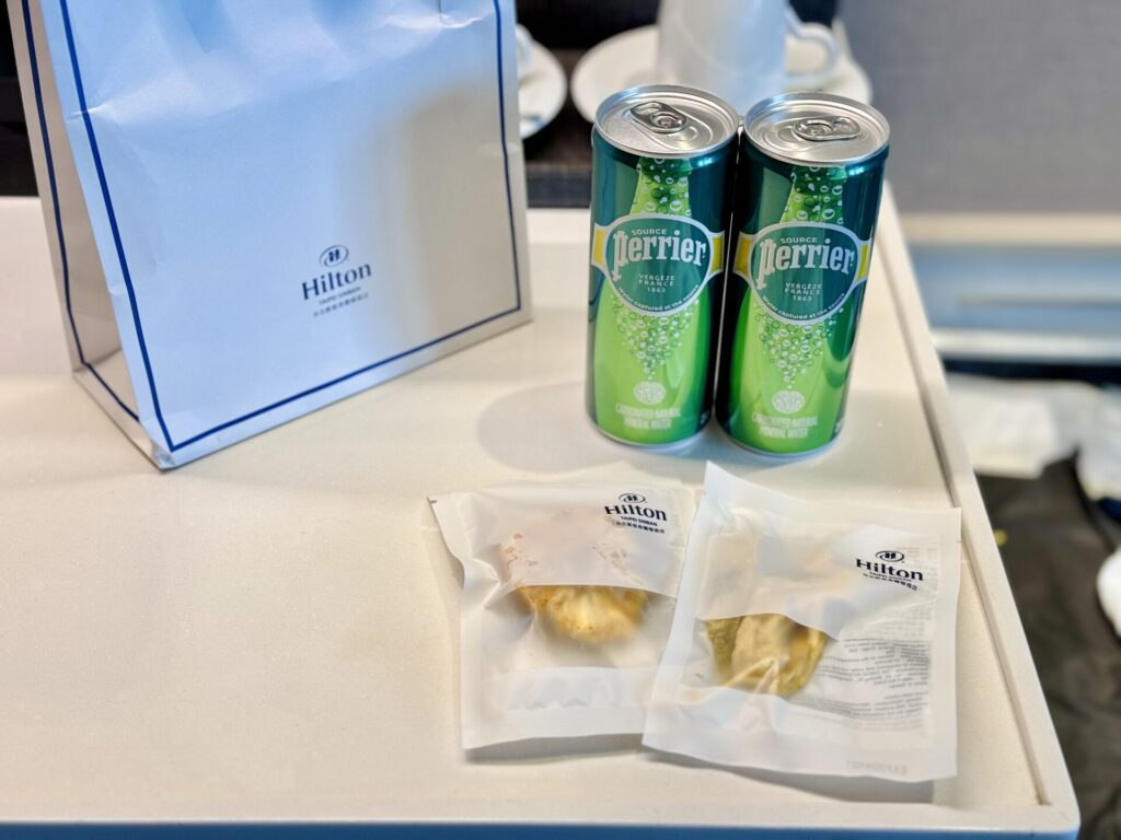 ヒルトン台北新板 ウェルカムギフト