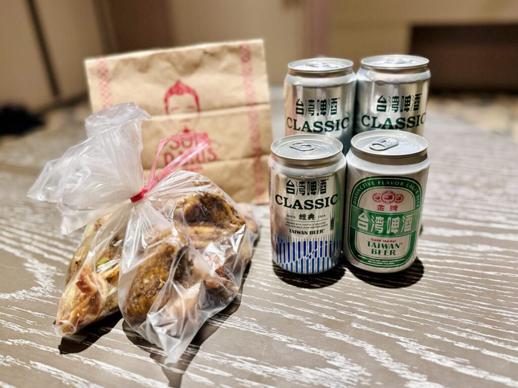ヒルトン台北新板 デラックススイート 締めの部屋飲み