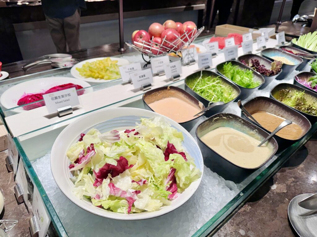 ヒルトン台北新板 朝食 サラダコーナー