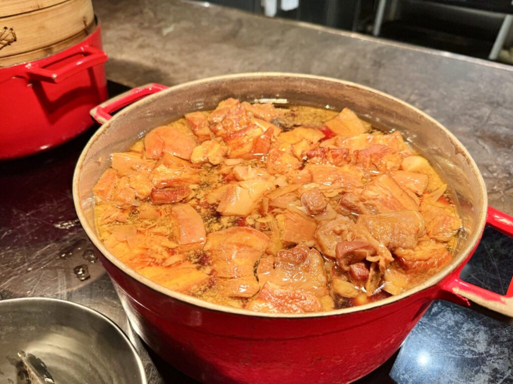 ヒルトン台北新板 朝食 角煮まんコーナー