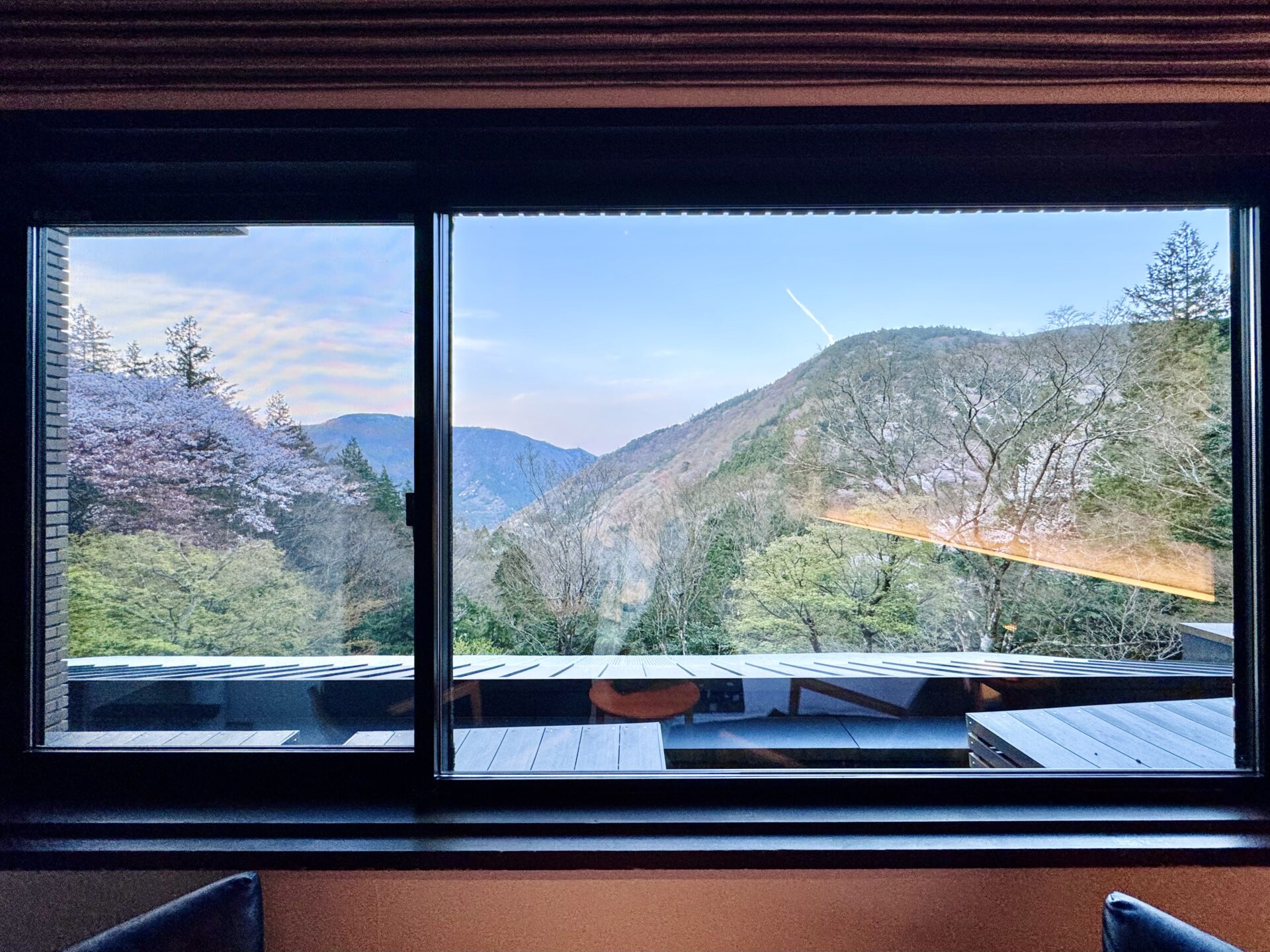 「bar hotel 箱根香山」客室からの眺望