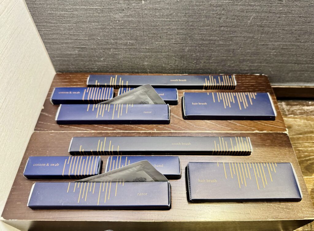 「bar hotel 箱根香山」アメニティ