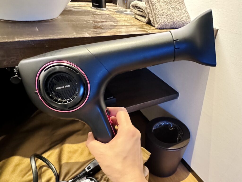 「bar hotel 箱根香山」ドライヤー