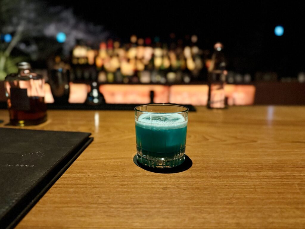 「bar hotel 箱根香山」バーのカクテル