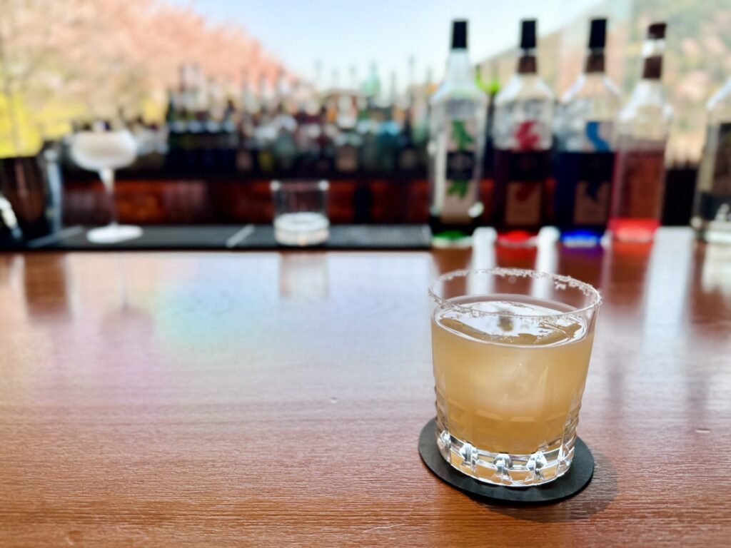 「bar hotel 箱根香山」朝バーのカクテル