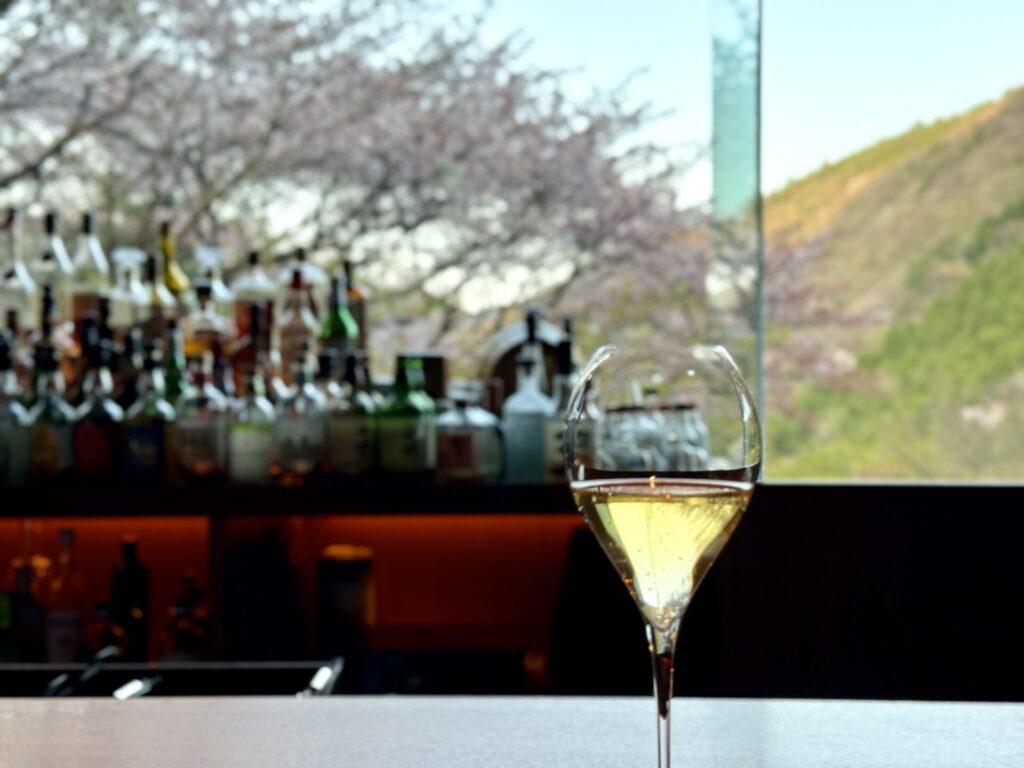 bar hotel箱根香山 ウェルカムシャンパン