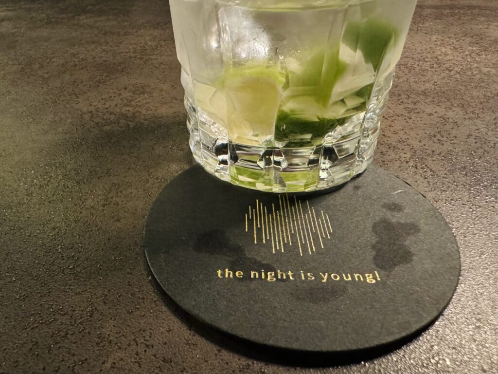 「bar hotel 箱根香山」バーのカクテル