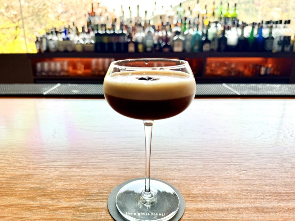 「bar hotel 箱根香山」朝バーのカクテル