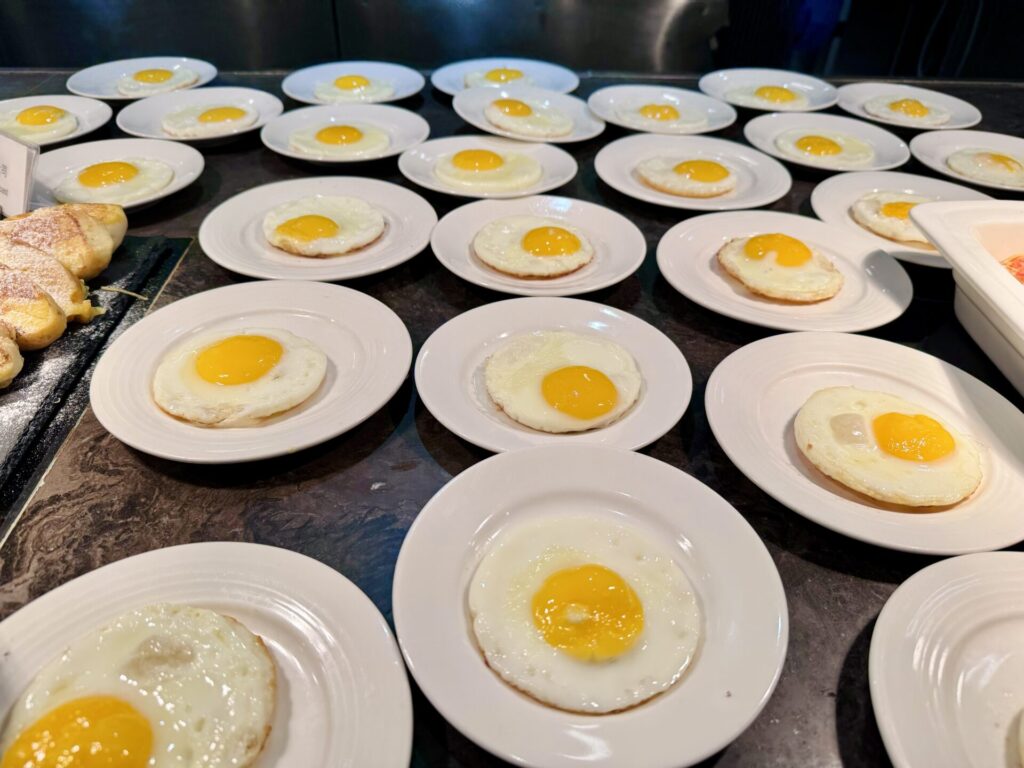 ヒルトン台北新板 朝食 玉子料理コーナー