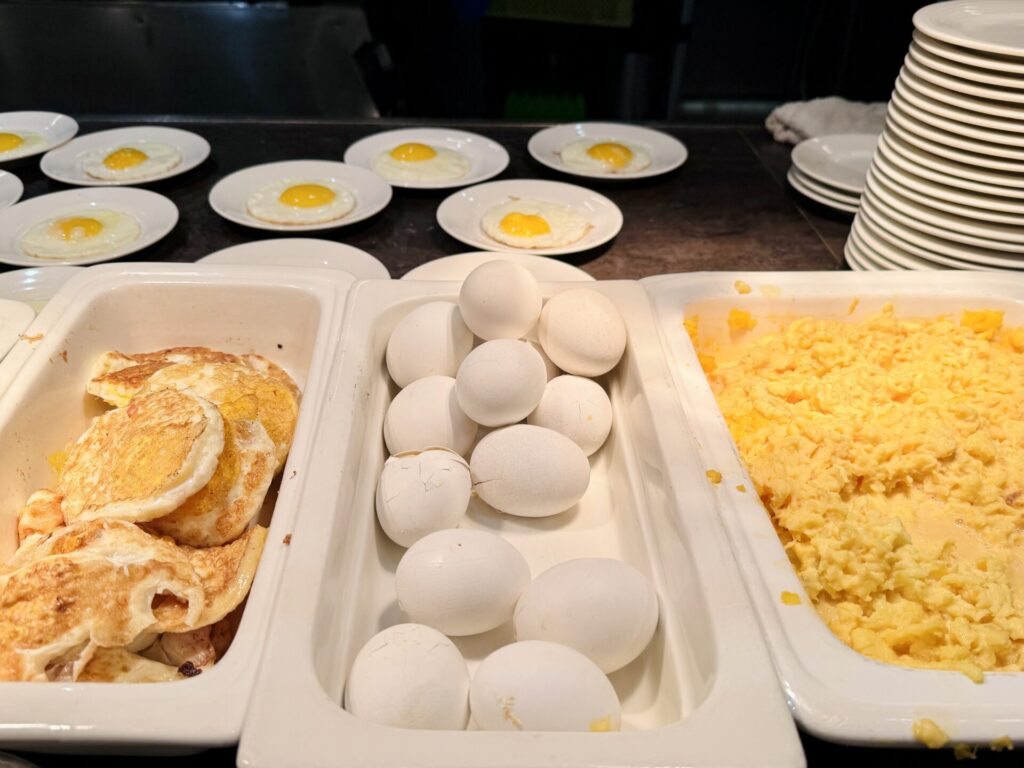 ヒルトン台北新板 朝食 玉子料理コーナー