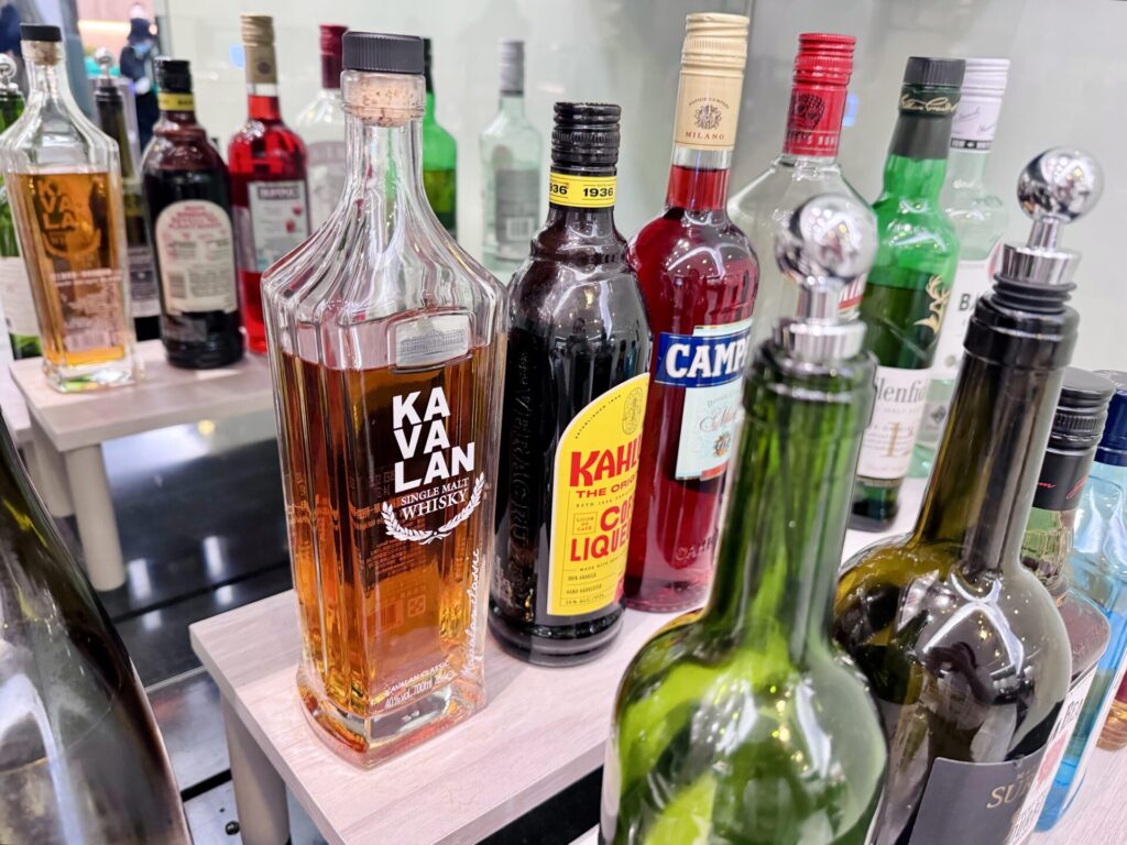 台湾桃園国際空港「The infinity(ザ・インフィニティ)」ラウンジ提供ドリンク