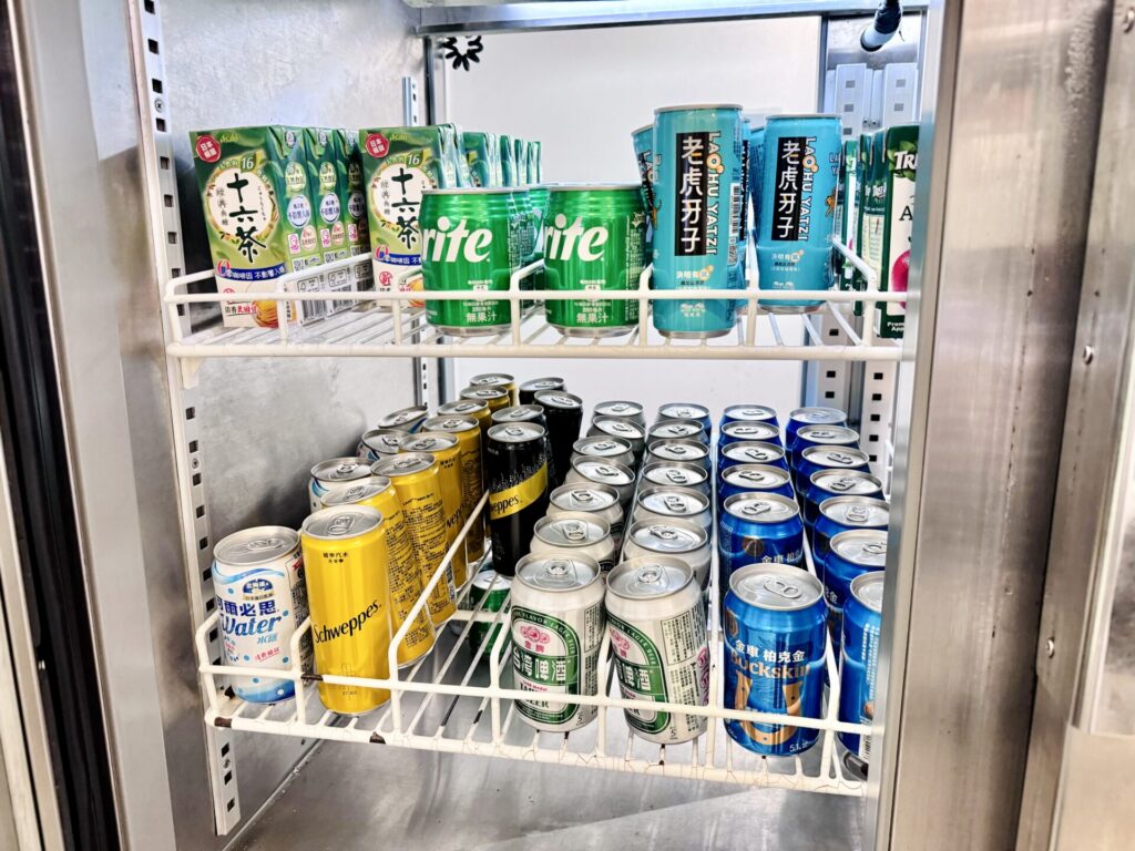 台湾桃園国際空港「The infinity(ザ・インフィニティ)」ラウンジ提供ドリンク