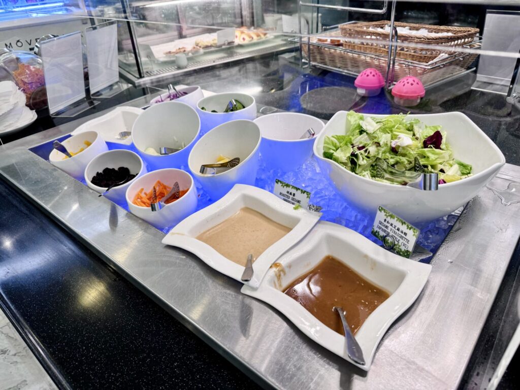 台湾桃園国際空港「The infinity(ザ・インフィニティ)」ラウンジ提供フード