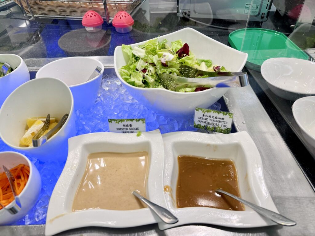 台湾桃園国際空港「The infinity(ザ・インフィニティ)」ラウンジ提供フード